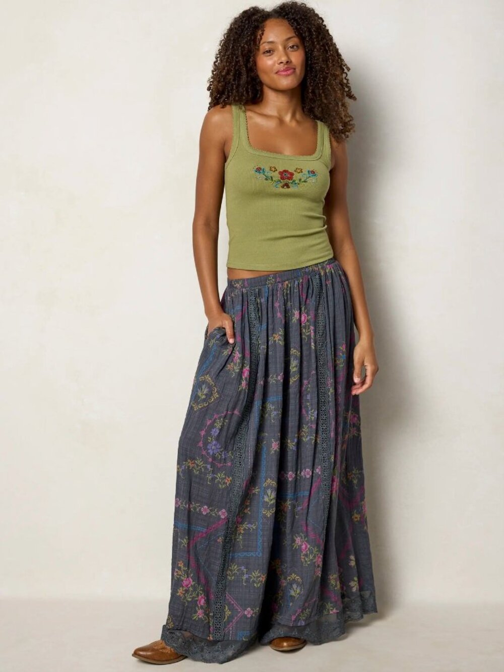 Natural Life Adeline Wide Leg Pants